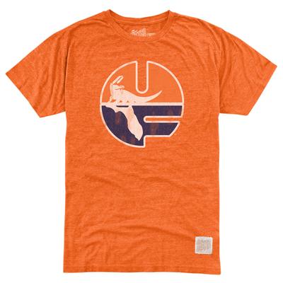 Florida Vault Circle UF Mock Twist Tee ORANGE