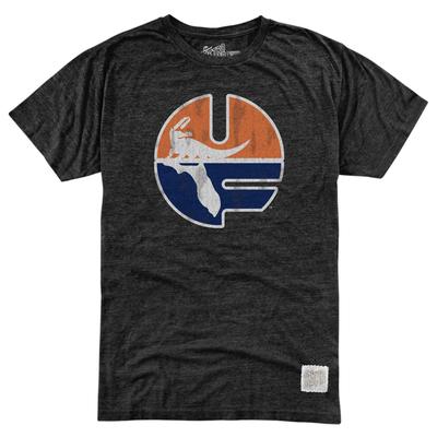 Florida Vault Circle UF Mock Twist Tee STREAKY_BLACK