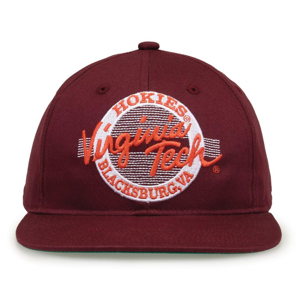 Hokies, Virginia Tech The Game Retro Circle Adjustable Hat