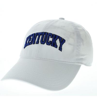 Kentucky Legacy Arch Adjustable Hat WHITE