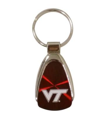 Virginia Tech Teardrop Keychain