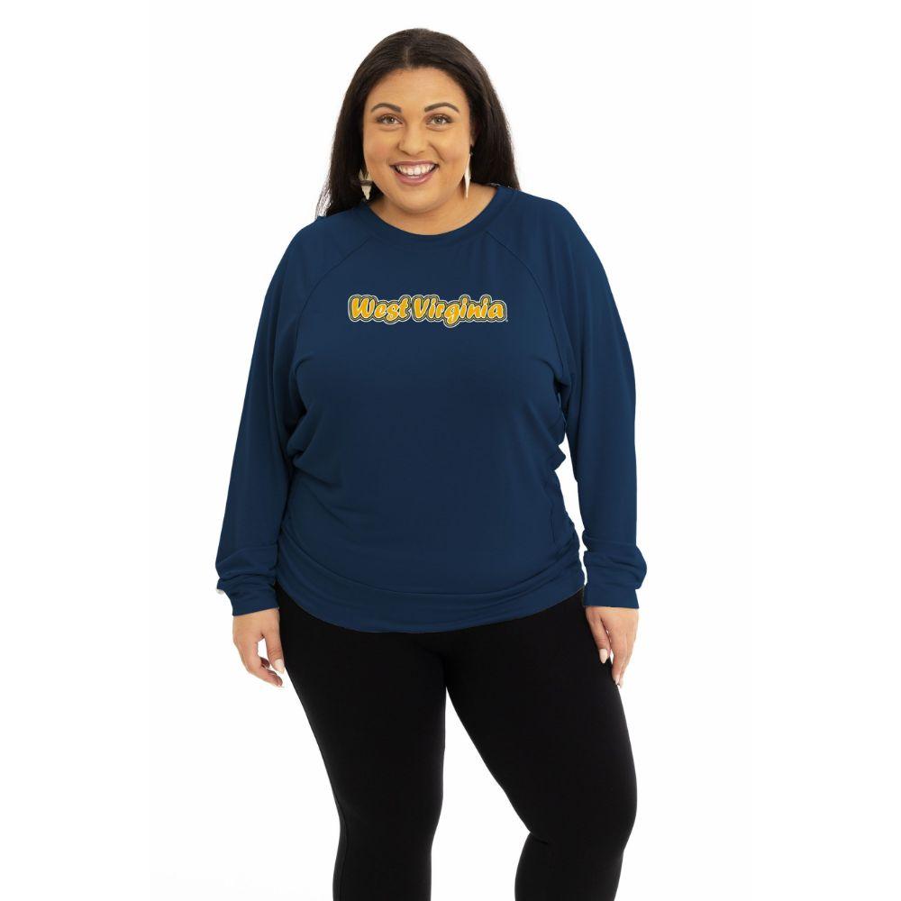 WVU | West Virginia Rylee Raglan Crew | Alumni Hall