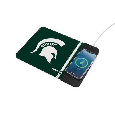Michigan State Wireless Phone Charging Mouse Pad