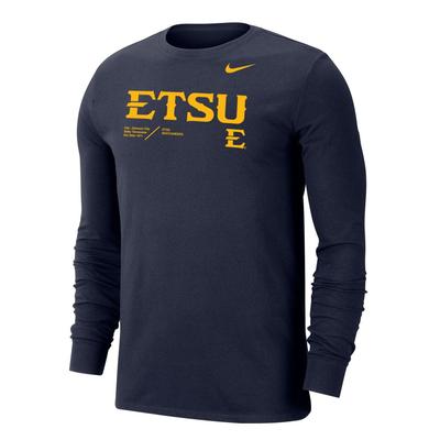 Nike / Youth East Tennessee State Buccaneers Navy Dri-FIT