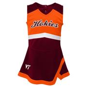  Virginia Tech Infant Cheerleader 2- Piece Dress Set