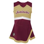  Florida State Toddler Cheerleader 2- Piece Dress Set