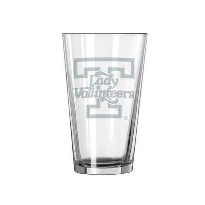 Tennessee Lady Vols 16 Oz Etched Pint Glass
