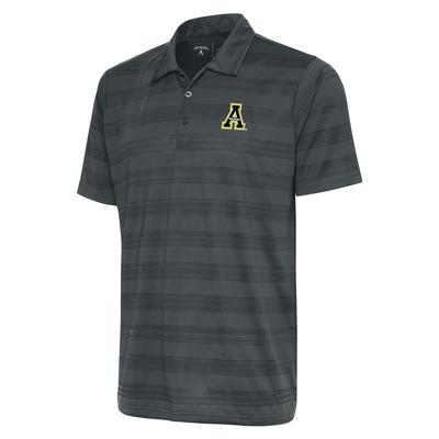 Appalachian State Antigua Compass Polo CARBON_MULTI