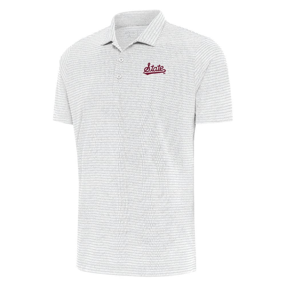 Under Armour Auburn Script Striped Polo