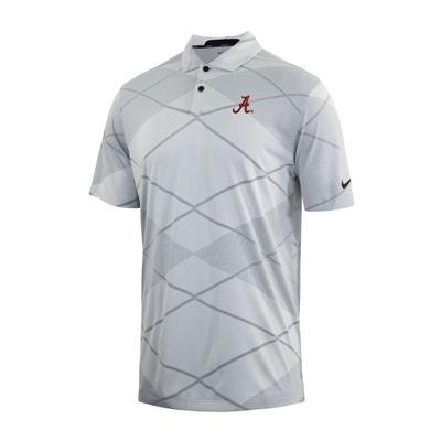 Alabama Nike Golf Vapor Jacquard Polo PHOTON_DUST