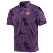  Clemson Tommy Bahama Miramar Blooms Polo