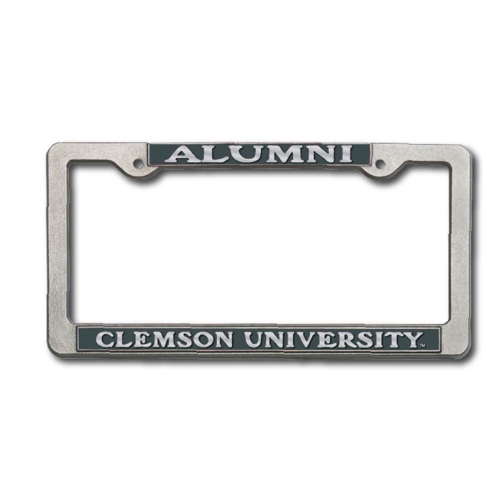 Tigers Clemson Alumni Pewter License Plate Frame Alumni Hall