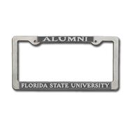  Florida State Alumni Pewter License Plate Frame