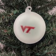  Virginia Tech Hand Blown Glass Ball Ornament