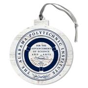  Auburn Vault Api Round Wood Ornament