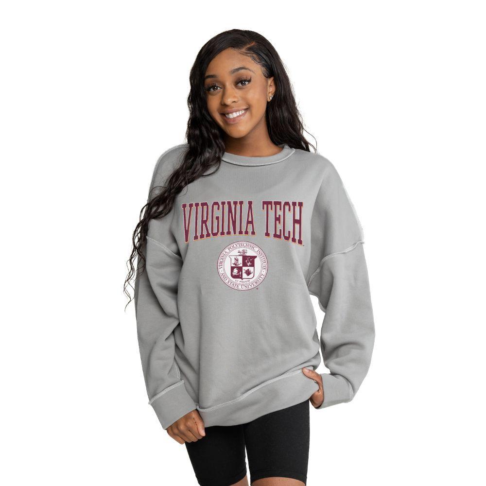 VT | Virginia Tech Gameday Couture Stitch Seam Pullover | Alumni Hall