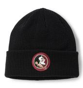  Florida State Columbia Gridiron Waffle Knit Patch Beanie