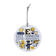  Etsu Julie Gash Circle Ornament