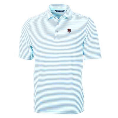 Auburn Vault Cutter & Buck Ecopique Stripe Polo ATLAS