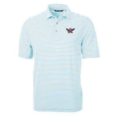 Auburn Vault Cutter & Buck Ecopique Stripe Polo ATLAS