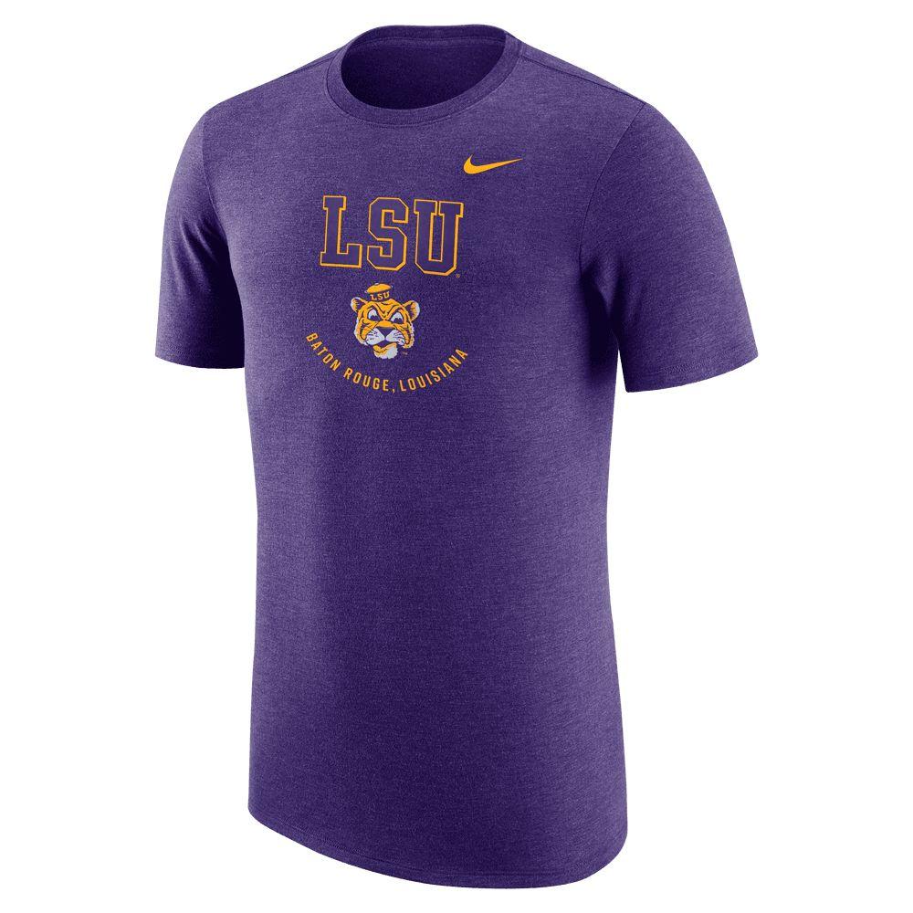 LSU | LSU Nike Men's Dri-Fit Triblend Tee | Alumni Hall