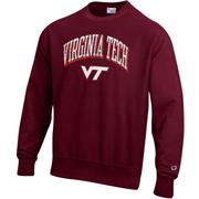  Virginia Tech Champion Reverse Weave Crewneck