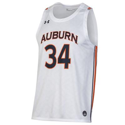 Aub | Auburn Under Armour Script Baseball Jersey | Alumni Hall