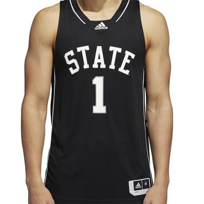 Men's adidas #21 Gray Mississippi State Bulldogs Premier Strategy Jersey