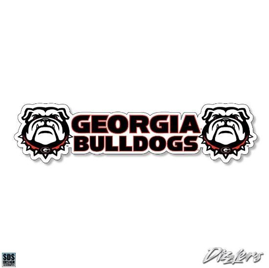 Alumni Hall Georgia Decal Bulldog Logo