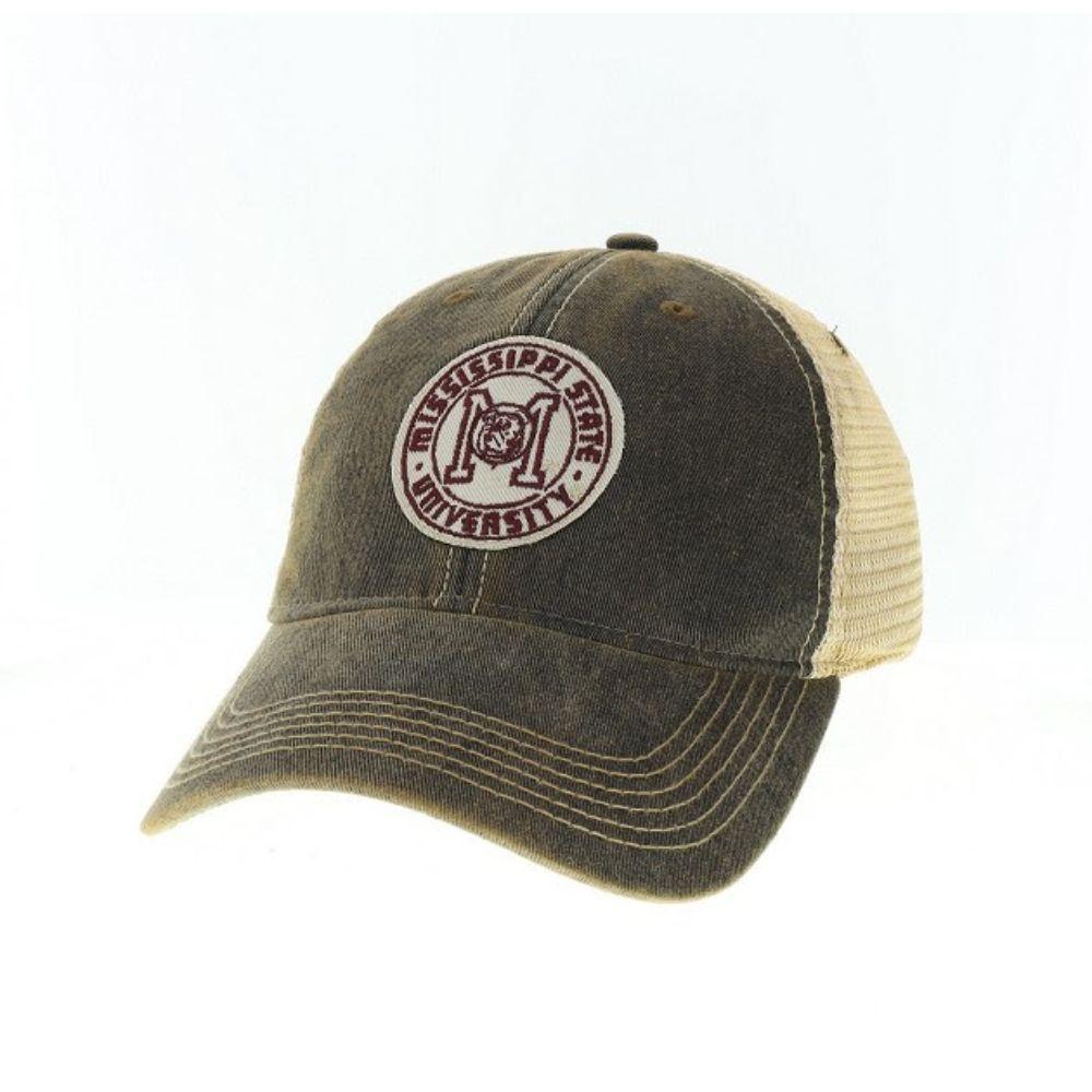 Bulldogs | Mississippi State Legacy Vault Dawg/M Logo Trucker Hat