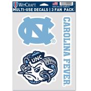  Carolina 3- Pack Decal Set