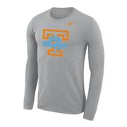  Tennessee Lady Vols Nike Dri- Fit Long Sleeve Tee