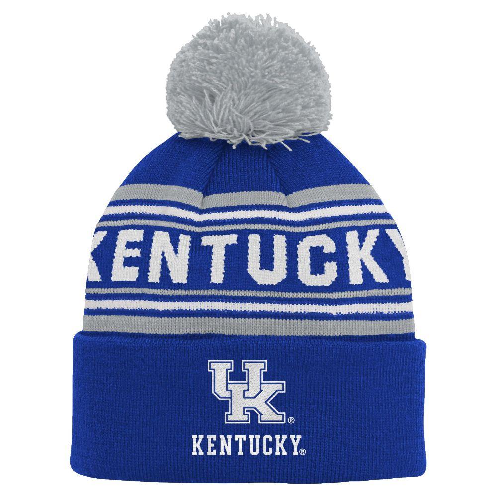 Cats | Kentucky Gen2 KIDS Jacquard Cuff Knit Pom Beanie | Alumni Hall