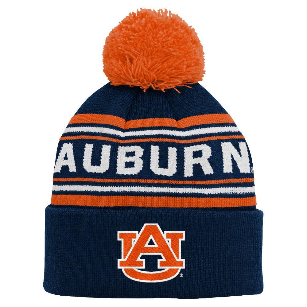 AUB | Auburn Gen2 YOUTH Jacquard Cuff Knit Pom Beanie | Alumni Hall