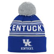  Kentucky Gen2 Youth Jacquard Cuff Knit Pom Beanie