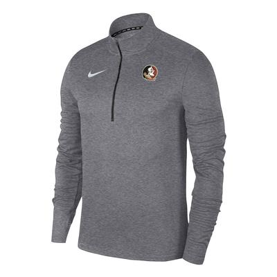 Florida State Nike Pacer 1/4 Zip CARBON_HTHR