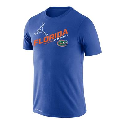 Jordan Men's Florida Gators #1 Blue Dri-Fit Game Football Jersey, Large