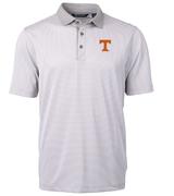  Tennessee Cutter & Buck Men's Virtue Eco Micro Stripe Polo