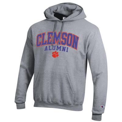 Clemson Champion Alumni Hoody HTHR_GREY