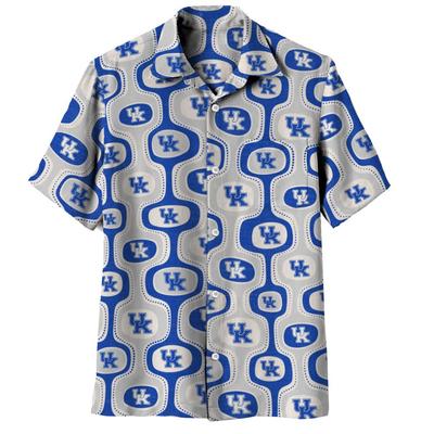 Wes and Willy Mens Cabana Boy Retro Button Down Hawaiian Short Sleeve Shirt  (Alabama Crimson Tide, Small) at  Men's Clothing store