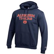  Auburn Champion Straight Stack Hoodie