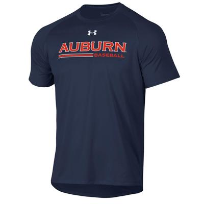 Auburn Under Armour Baseball Straight Tech Tee