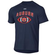  Auburn Under Armour Arch Over Football Tech Tee