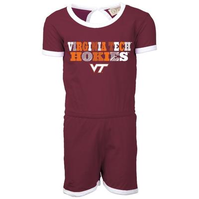 Wes and Willy Virginia Tech Hokies Mens College Lightweight Fashion Overalls