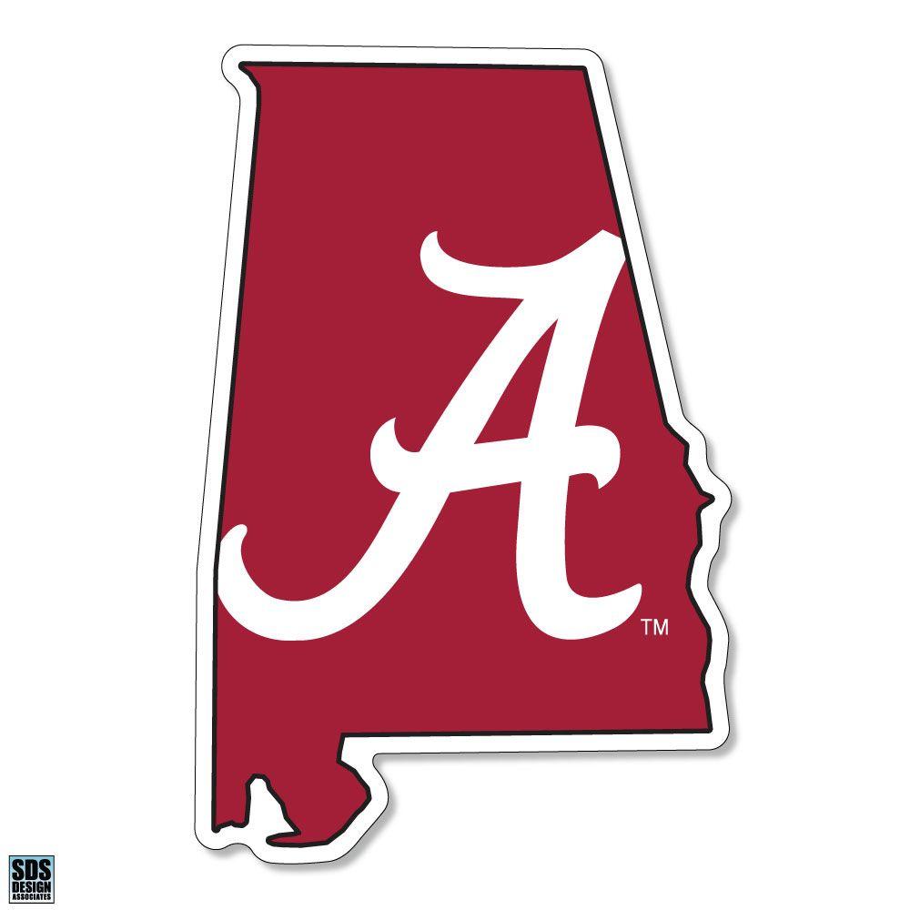 Al - Alabama Crimson Tide Logo 3d Metal Art - 18 Diameter - Alumni Hall