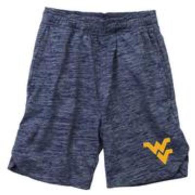 West Virginia Wes and Willy Kids Cloudy Yarn Athletic Short