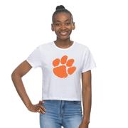  Clemson Zoozatz Logo Crop Tee