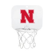  Nebraska Basketball Hoop With Foam Ball