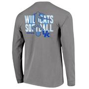  Kentucky Image One Softball Player Comfort Colors Long Sleeve Tee