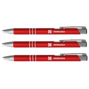  Nebraska Aura 3- Pack Ink Pens